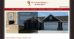 Desktop Screenshot of firstchoice-homes.com